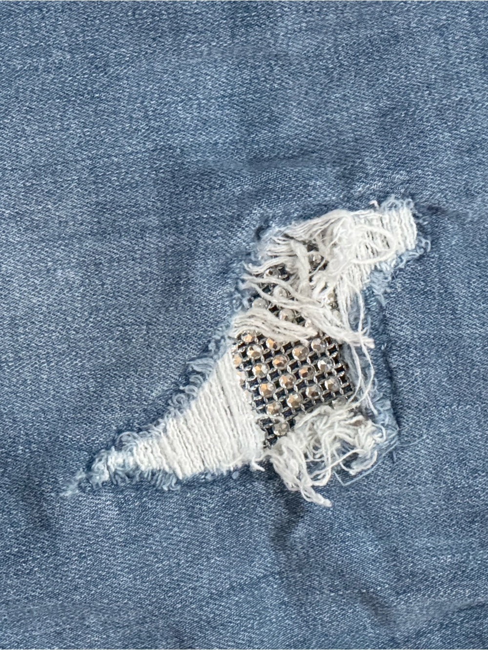 Soho Light Blue Distressed Boyfriend Jeans - Picture 4 of 7